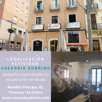 ASESORIA SOBRINO. Recuperación de deudas. Vilanova i la Geltrú ASESORIA SOBRINO. Recuperación de deudas. Vilanova i la Geltrú