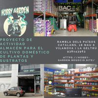 Hobby Garden. Almacen de venta de productos para el cultivo domestico de plantas y sustratos. Vilanova i la Geltrú. Legalización actividad Barcelona
