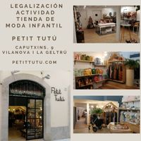 Petit Tutu. Tienda de moda infantil. Vilanova i la Geltrú. Legalización actividad Barcelona Petit Tutu. Tienda de moda infantil. Vilanova i la Geltrú. Legalización actividad Barcelona