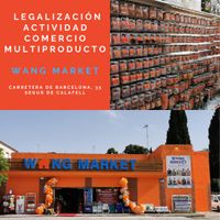 WANG MARKET. Comercio Multiproducto. Segur de Calafell